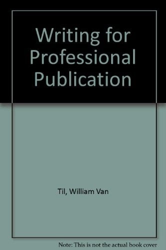 Writing for professional publication