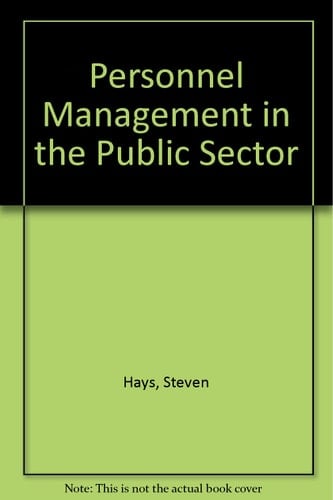 Personnel Management in the Public Sector