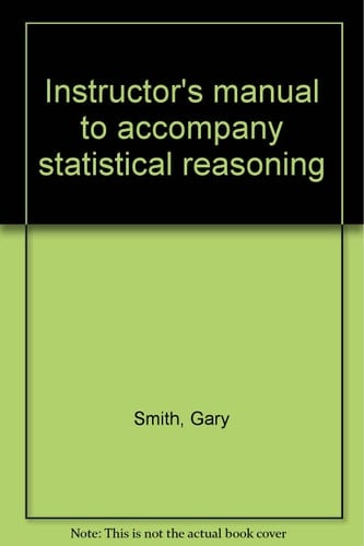 Instructor's manual to accompany statistical reasoning