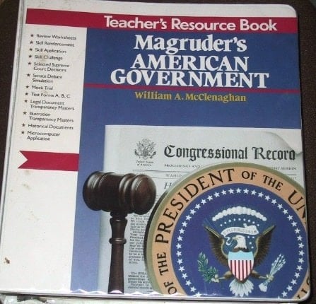 Magruder's American Government (Teacher's Resource Book)