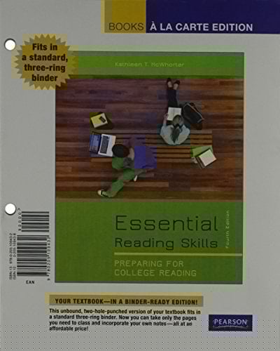 Essential Reading Skills, Books a la Carte Plus MyReadingLab with eText -- Access Card Package (4th Edition)