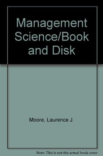 Management Science/Book and Disk