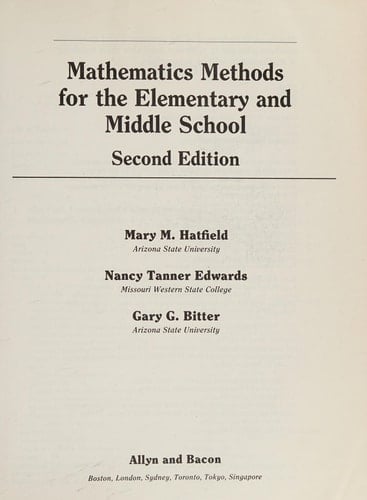 Mathematics Methods for the Elementary and Middle School/Book and Tangram Manipulatives
