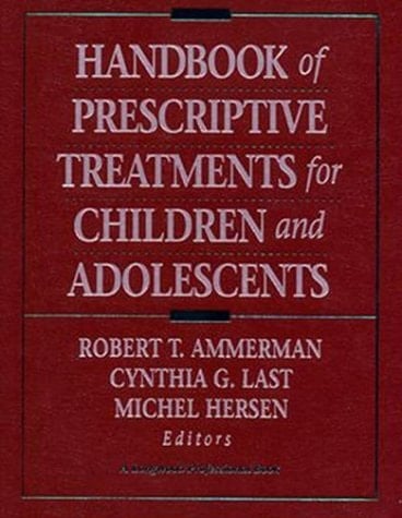 Handbook of Prescriptive Treatments for Children and Adolescents