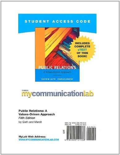 MyCommunicationLab with Pearson eText -- Standalone Access Card -- for Public Relations (5th Edition)