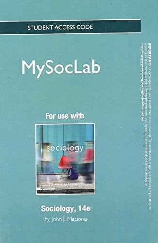 NEW MySocLab -- Standalone Access Card -- for Sociology (14th Edition)