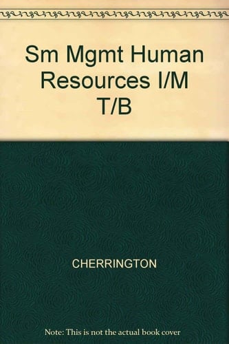 Sm Mgmt Human Resources I/M T/B
