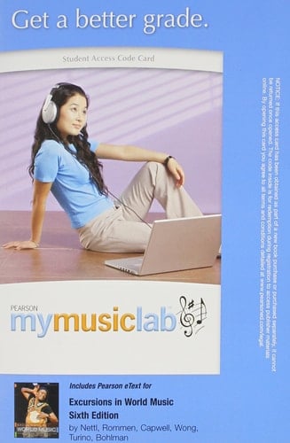 MyMusicLab with Pearson eText -- Standalone Access Card -- for Excursions in World Music