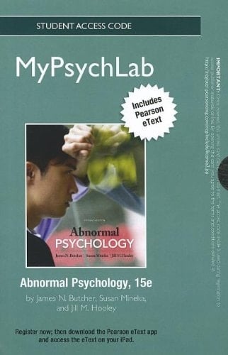 Abnormal Psychology MyPsychLab Access Card: With Pearson Etext