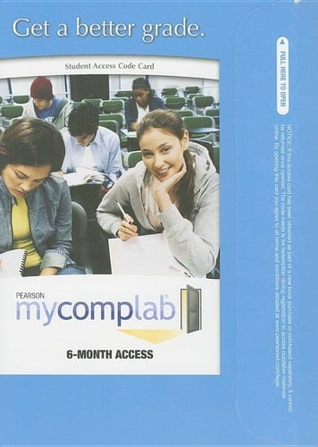 MyCompLab -- Standalone Access Card (6-month access)