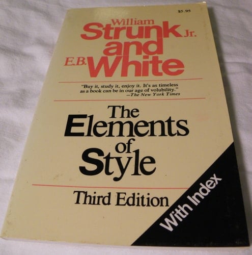The Elements of Style, Third Edition