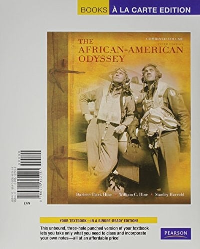 African-American Odyssey, The, Combined Volume, Books a la Carte Edition (5th Edition)