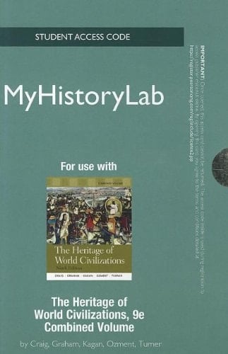 NEW MyHistoryLab without Pearson eText -- Standalone Access Card -- for Heritage of World Civilizations (9th Edition)