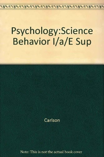 Psychology:Science Behavior I/a/E Sup