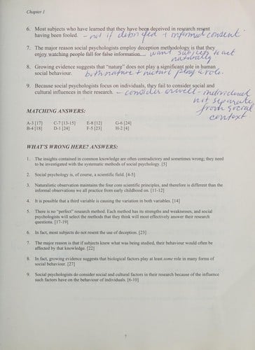 Exploring Social Psychology, Fourth Canadian Edition. Study Guide