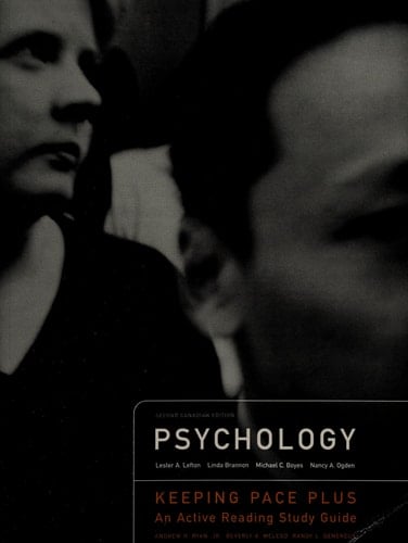 Psychology, second Canadian edition: Keeping pace plus : an active reading study guide