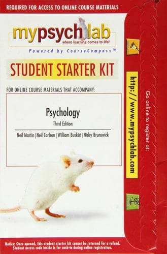 MyPsychLab CourseCompass Access Card: Martin, Psychology, 3e