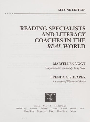 Reading Specialists and Literacy Coaches in the Real World (2nd Edition)