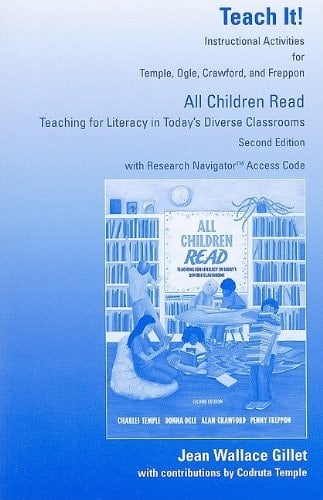 Teach It! Student Instructional Activities (Valuepack item only) for All Children Read: Teaching for Literacy in Today's Diverse Classroom