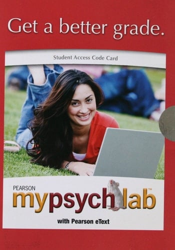 Psychology Mypsychlab Student Access Code Card