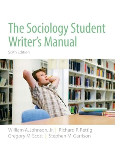 The Sociology Student Writer's Manual