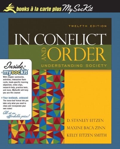 In Conflict and Order: Understanding Society, Books a La Carte Plus