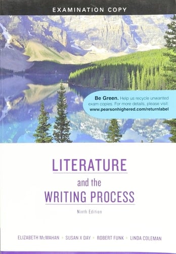Literature and the Writing Process, Examination Copy