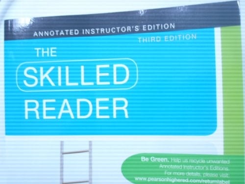 The Skilled Reader (Annotated Instructor's Edition)