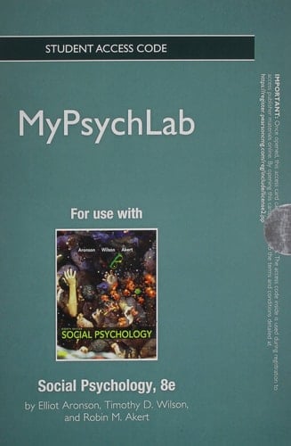 Social Psychology MyPsychLab Access Card