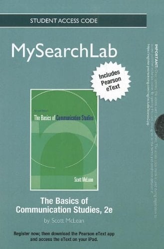 MySearchLab with eText -- Standalone Access Card -- for Basics of Communication Studies (2nd Edition)