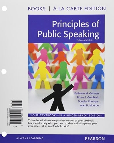 Principles of Public Speaking, Books a la Carte Plus NEW MyCommunicationLab with eText -- Access Card Package (18th Edition)