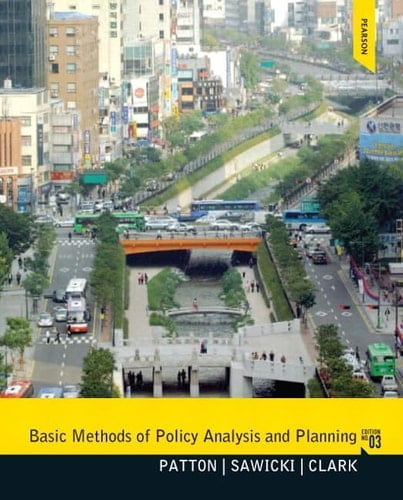 Basic Methods of Policy Analysis and Planning + Mysearchlab