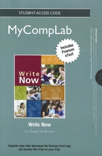 NEW MyCompLab with Pearson eText -- Standalone Access Card -- for Write Now