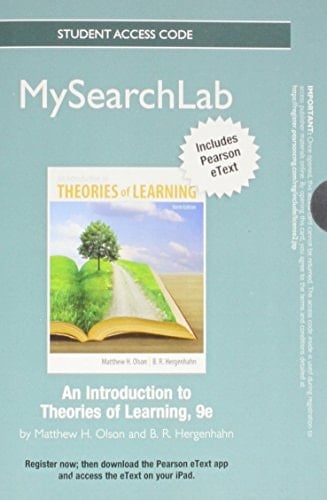 An Introduction to Theories of Learning Access Code Only