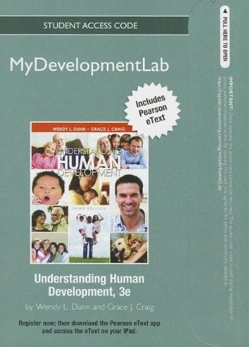 Understanding Human Developmen Mydevelopmentlab With Pearson Etext Standalone Access Card