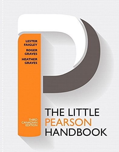 The Little Pearson Handbook, Third Canadian Edition (3rd Edition)