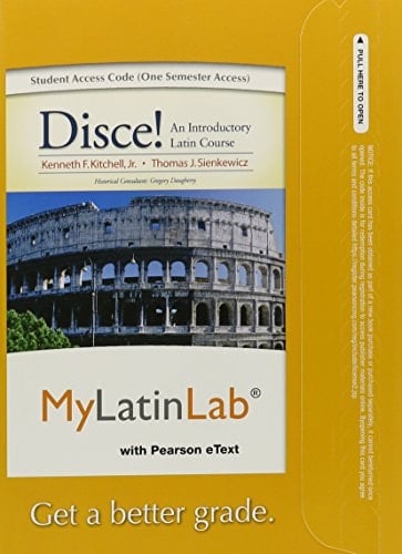 MyLab Latin with Pearson eText -- Access Card -- for Disce! An Introductory Latin Course (one semester access)