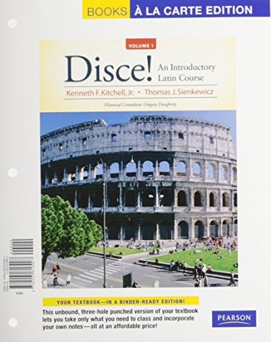 Disce! An Introductory Latin Course, Volume 1, Books a la Carte Plus MyLab Latin (multi semester access) with eText -- Access Card Package