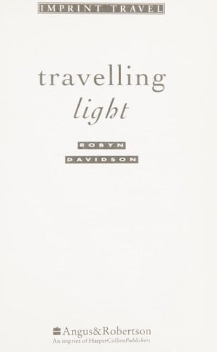 Travelling Light (Imprint Travel)