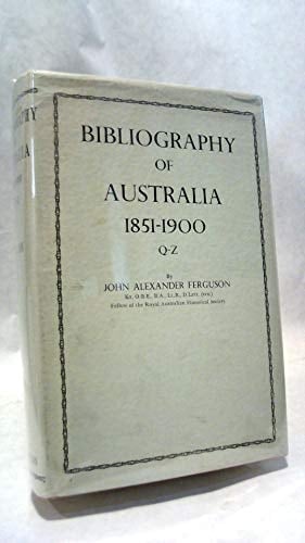 Bibliography of Australia: v. 7