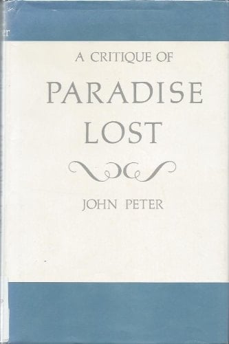A critique of Paradise lost