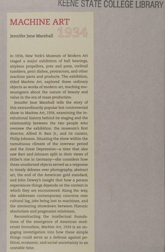 Machine Art, 1934