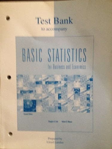 Test Bank Tb Basic Statistics Business and Economics
