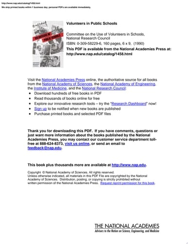 Volunteers in Public Schools