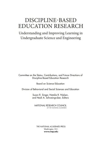 Discipline-Based Education Research
