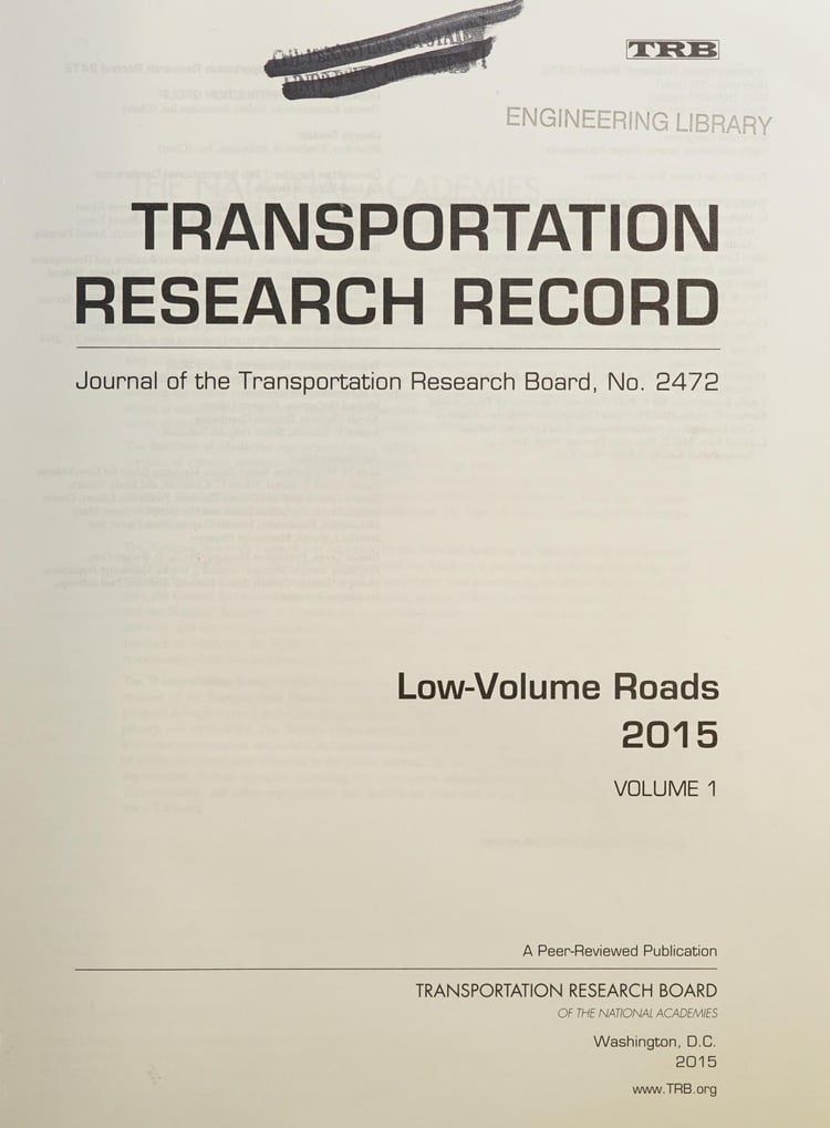 Low-volume Roads 2015