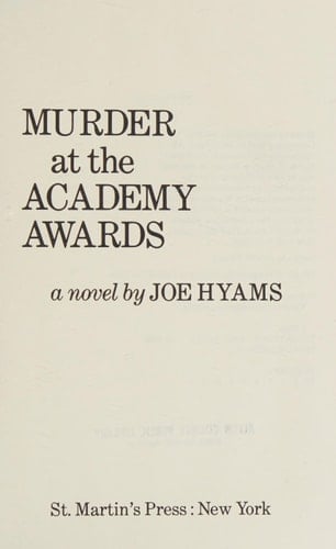 Murder at the Academy Awards A Novel