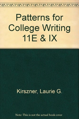 Patterns for College Writing 11E & IX