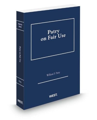 Patry on Fair Use