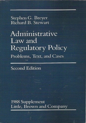 Supplement to Administrative Law '88